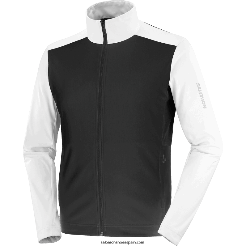 cortavientos para hombre - gore-tex infinium windstopper Salomon 00B0PZ734 blanco/negro intenso