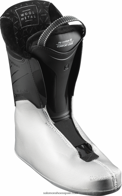 botas all-mountain hombre - qst access 80 Salomon 00B0PZ1226 negro/beluga/verde ácido