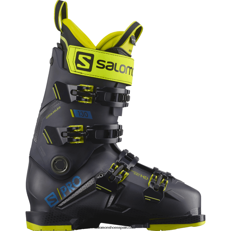 botas de pista para hombre - s/pro 130 Salomon 00B0PZ1217 cielo nocturno/amarillo seguridad/azul medieval
