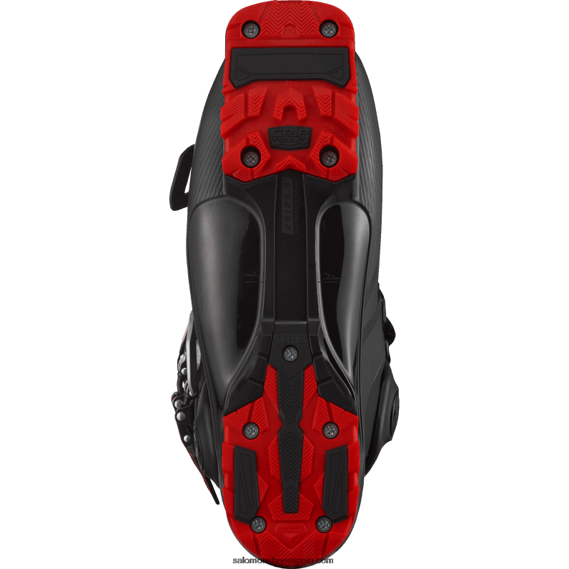 botas de pista para hombre - s/pro alpha 100 Salomon 00B0PZ1235 negro/rojo