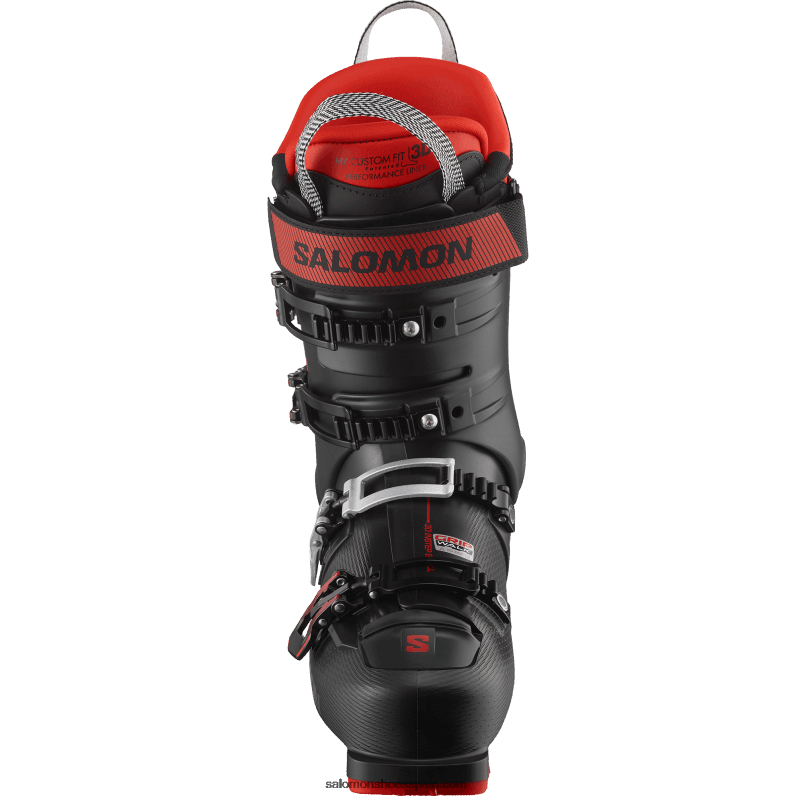 botas de pista para hombre - s/pro alpha 100 Salomon 00B0PZ1235 negro/rojo