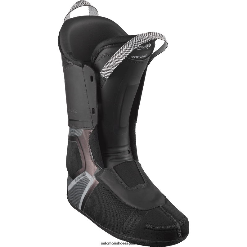 botas de pista para hombre - s/pro alpha 110 Salomon 00B0PZ1237 negro/metal titanio
