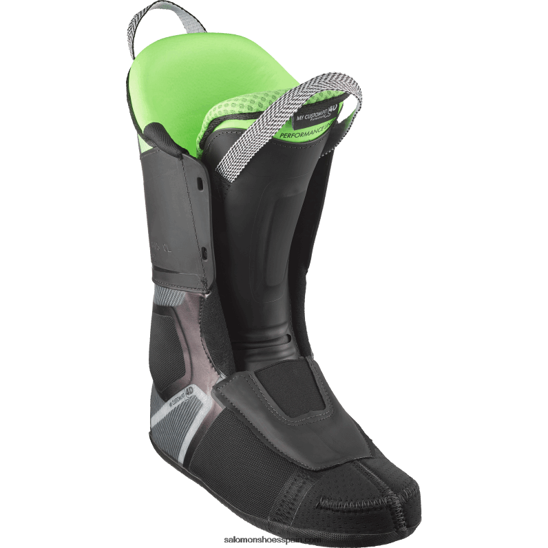 botas de pista para hombre - s/pro alpha 120 Salomon 00B0PZ1230 gris acero/verde neón pastel 1/negro
