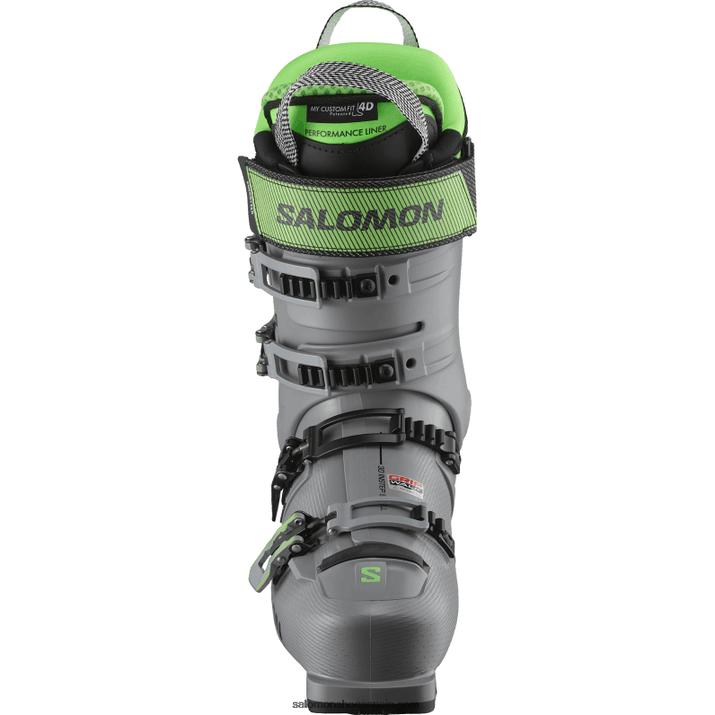 botas de pista para hombre - s/pro alpha 120 Salomon 00B0PZ1230 gris acero/verde neón pastel 1/negro