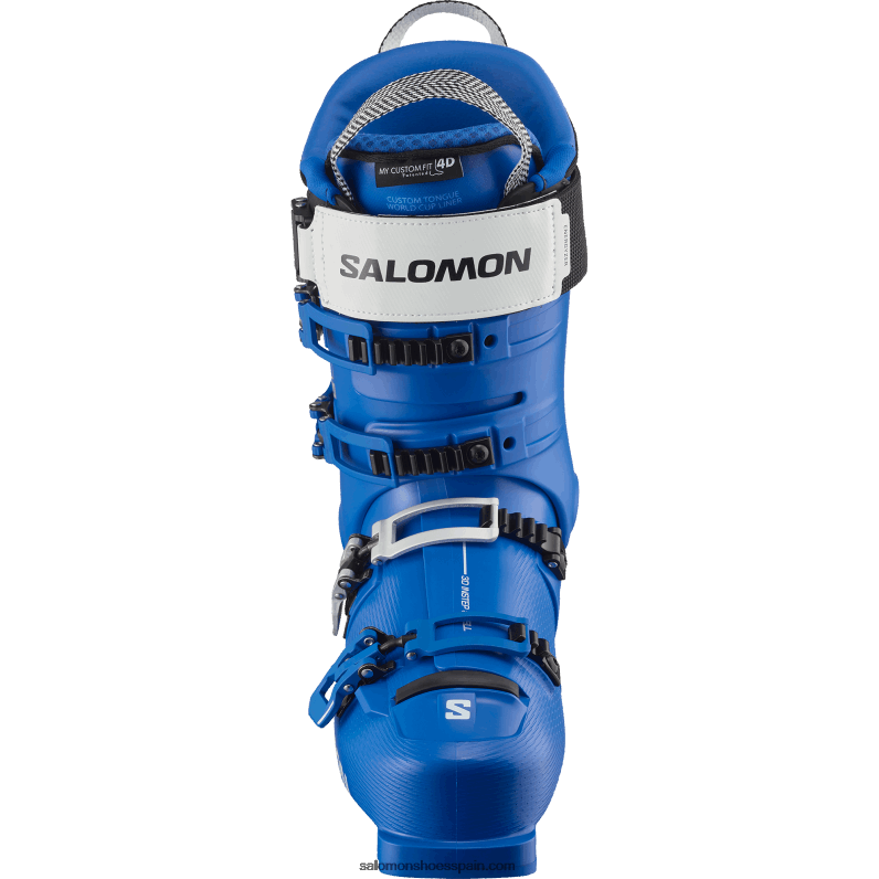 botas de pista para hombre - s/pro alpha 130 el Salomon 00B0PZ1215 carrera azul/blanco