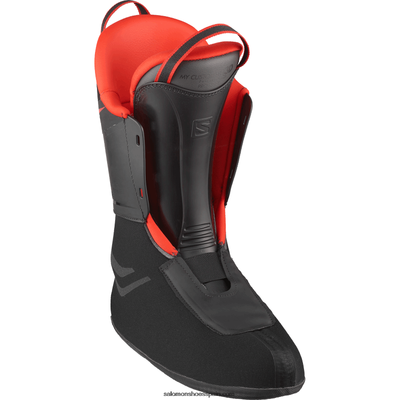 botas de pista para hombre - s/pro hv 120 Salomon 00B0PZ1228 belluga metalizado/rojo metalizado