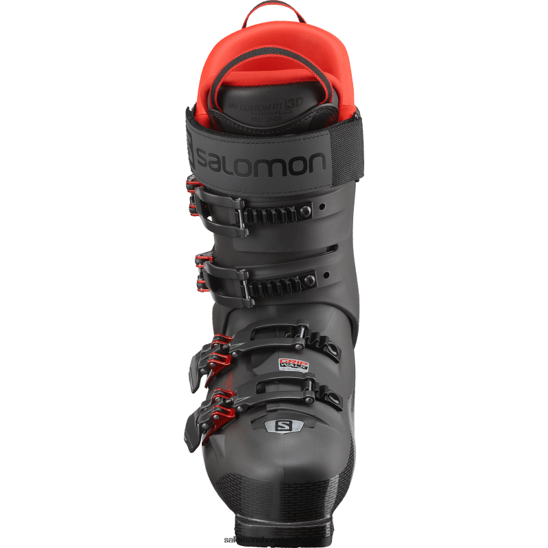 botas de pista para hombre - s/pro hv 120 Salomon 00B0PZ1228 belluga metalizado/rojo metalizado