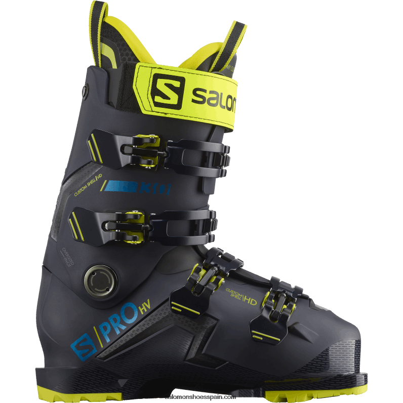 botas de pista para hombre - s/pro hv 130 Salomon 00B0PZ1227 cielo nocturno/verde ácido/negro