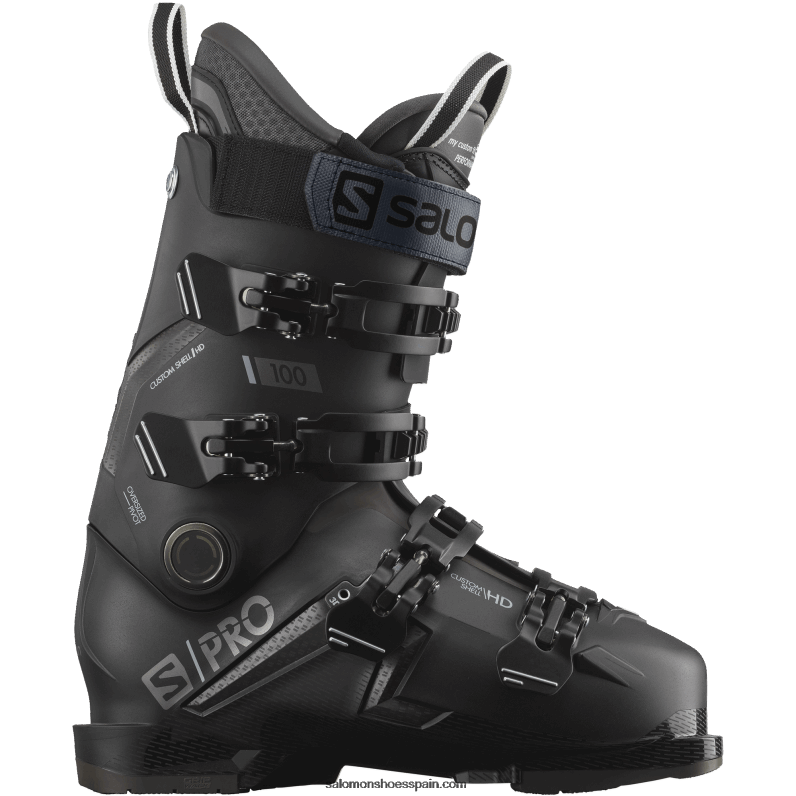 botas de pista para hombre - s/pro mv 100 Salomon 00B0PZ1234 negro/belluga/plata oscuro metalizados05