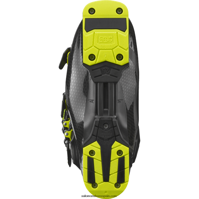 botas de pista para hombre - s/pro mv 110 Salomon 00B0PZ1231 negro/verde ácido/plata oscuro metallics05