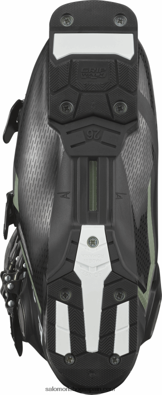 botas de pista para hombre - s/pro mv 90 cs Salomon 00B0PZ1240 negro/verde aceite/blanco