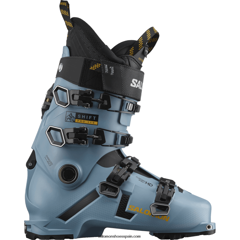 botas freeride hombre - shift pro 110 at Salomon 00B0PZ1225 cobre azul/negro/energía solar