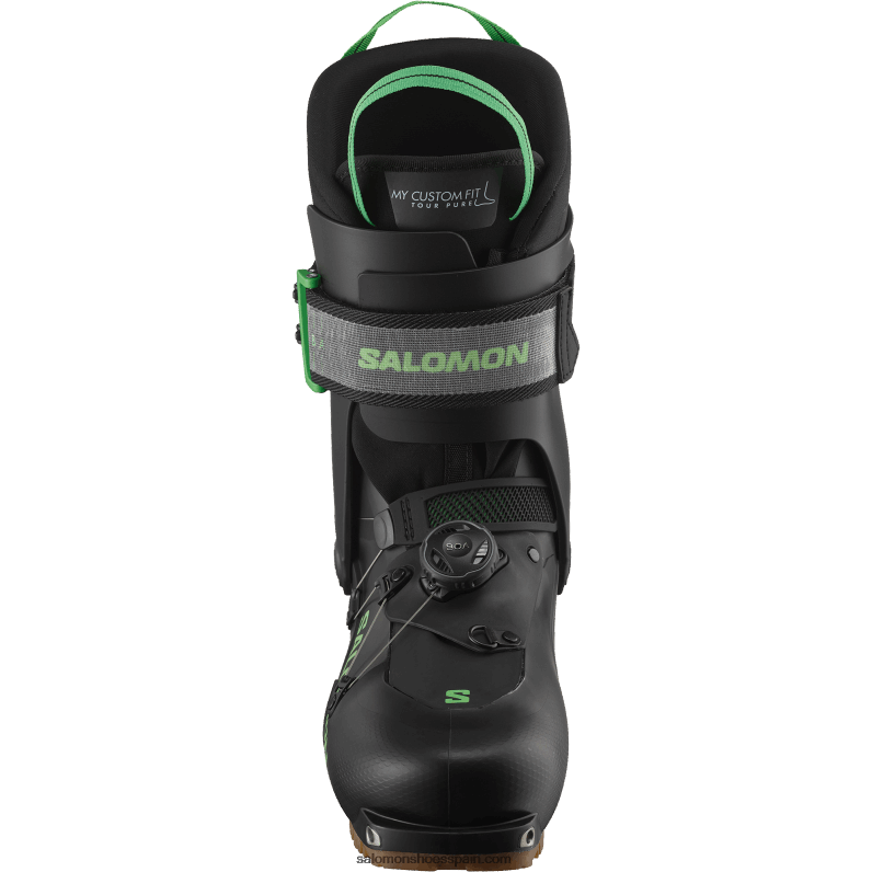 botas touring hombre - mtn cumbre pure Salomon 00B0PZ1233 negro/verde neón pastel 1/día lluvioso