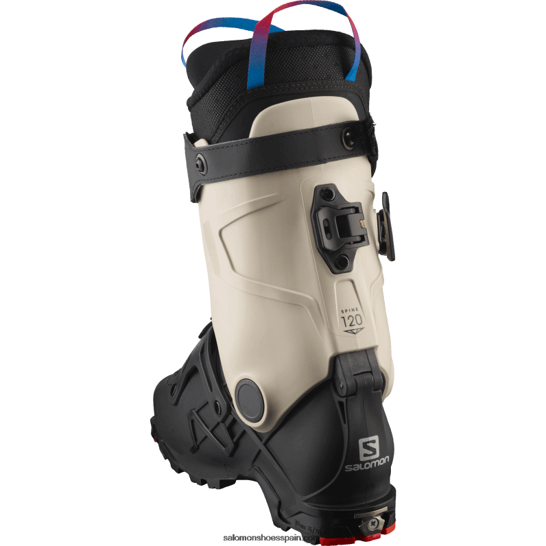 botas touring para hombre - s/lab mtn Salomon 00B0PZ1214 negro/día lluvioso/rojo