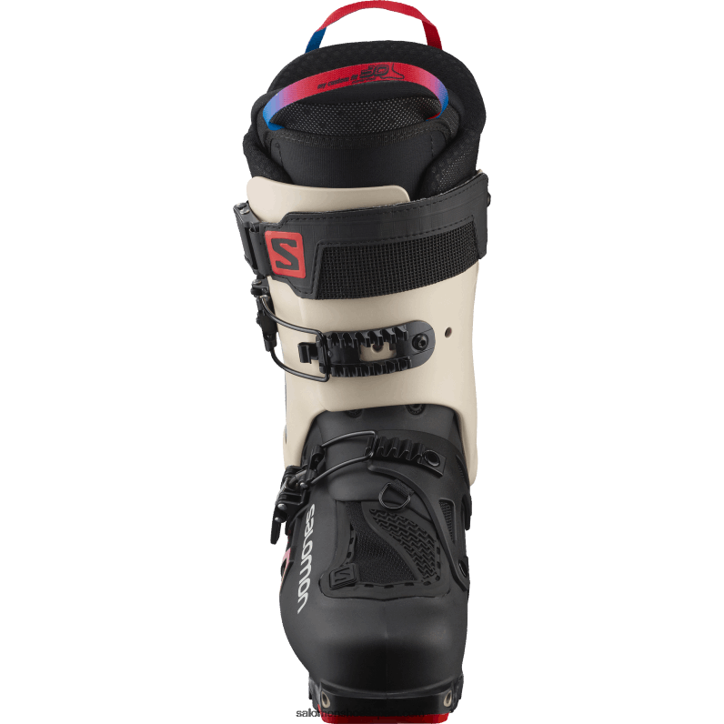 botas touring para hombre - s/lab mtn Salomon 00B0PZ1214 negro/día lluvioso/rojo