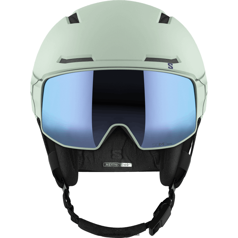 casco de hombre - driver prime sigma photo mips Salomon 00B0PZ1272 blanco/musgo
