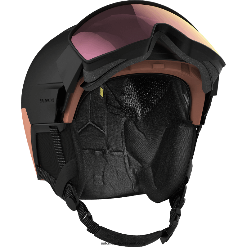 casco de hombre - driver pro sigma mips Salomon 00B0PZ1271 negro/oro rosa