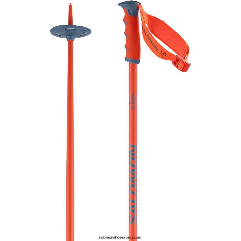 bastones alpinos hombre - hacker s3 Salomon 00B0PZ1250 naranja