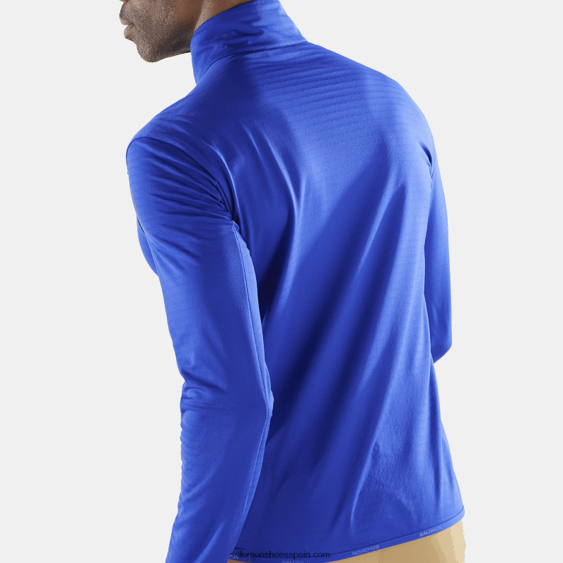 capa intermedia de hombre con media cremallera - essential lightwarm Salomon 00B0PZ548 navegar por la web