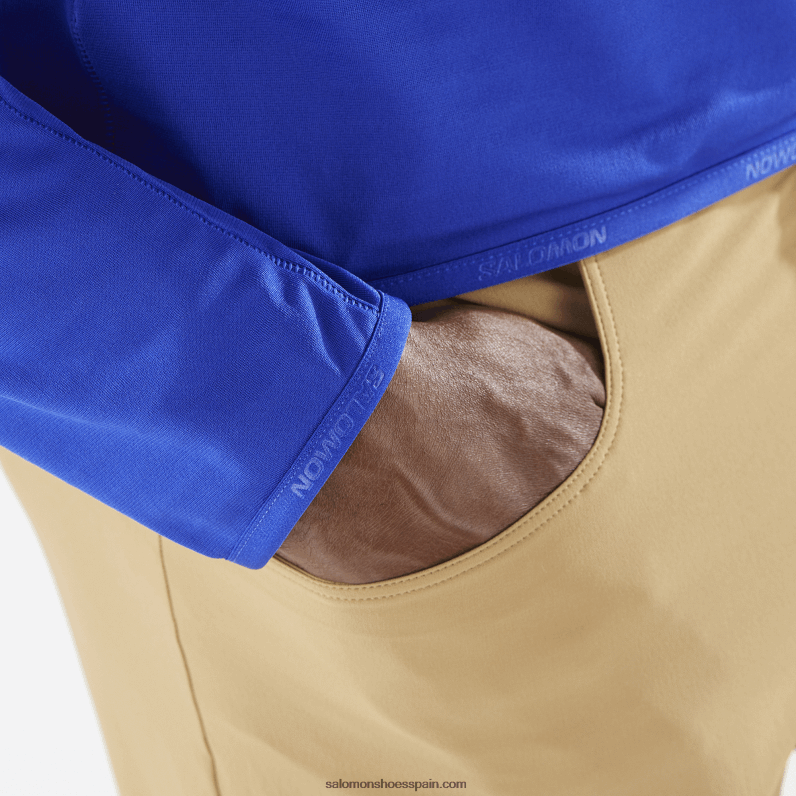 capa intermedia de hombre con media cremallera - essential lightwarm Salomon 00B0PZ548 navegar por la web