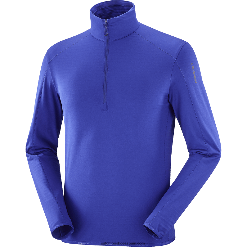 capa intermedia de hombre con media cremallera - essential lightwarm Salomon 00B0PZ548 navegar por la web