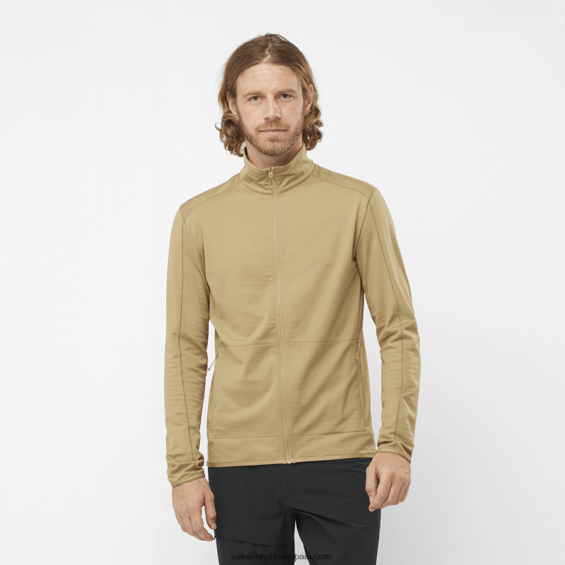 chaqueta de capa intermedia con cremallera completa para hombre - essential lightwarm Salomon 00B0PZ552 quelpo