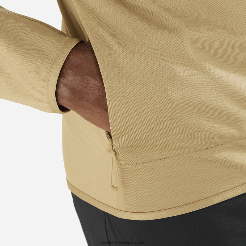 chaqueta de capa intermedia con cremallera completa para hombre - essential lightwarm Salomon 00B0PZ552 quelpo
