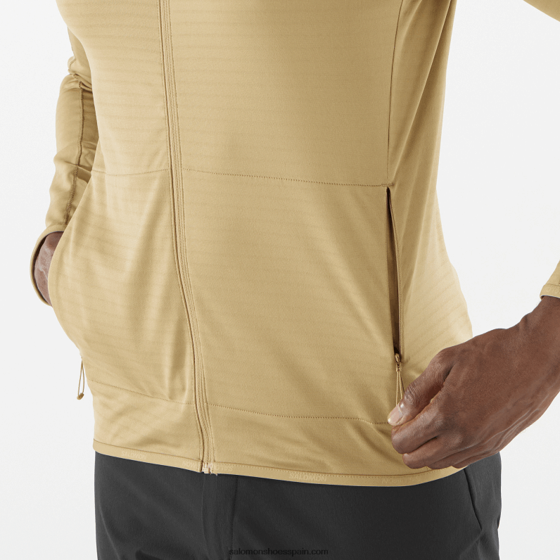 chaqueta de capa intermedia con cremallera completa para hombre - essential lightwarm Salomon 00B0PZ552 quelpo