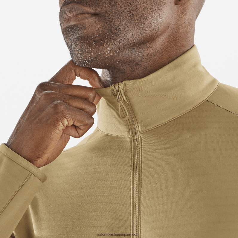 chaqueta de capa intermedia con cremallera completa para hombre - essential lightwarm Salomon 00B0PZ552 quelpo