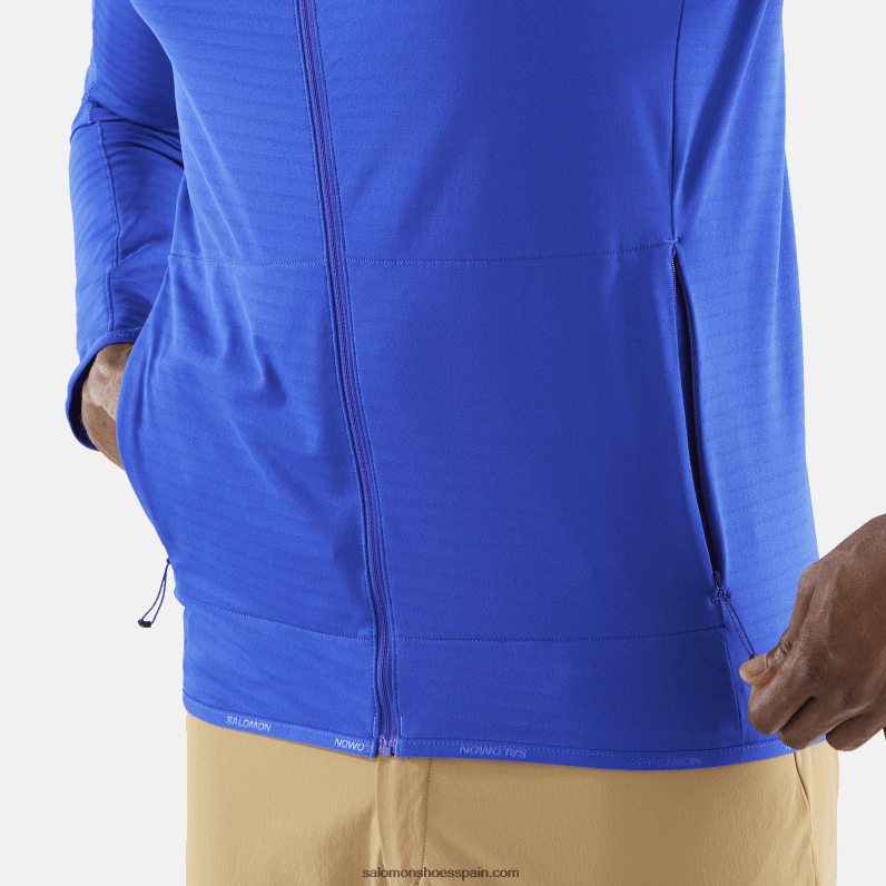 chaqueta de capa intermedia con cremallera completa para hombre - essential lightwarm Salomon 00B0PZ554 navegar por la web