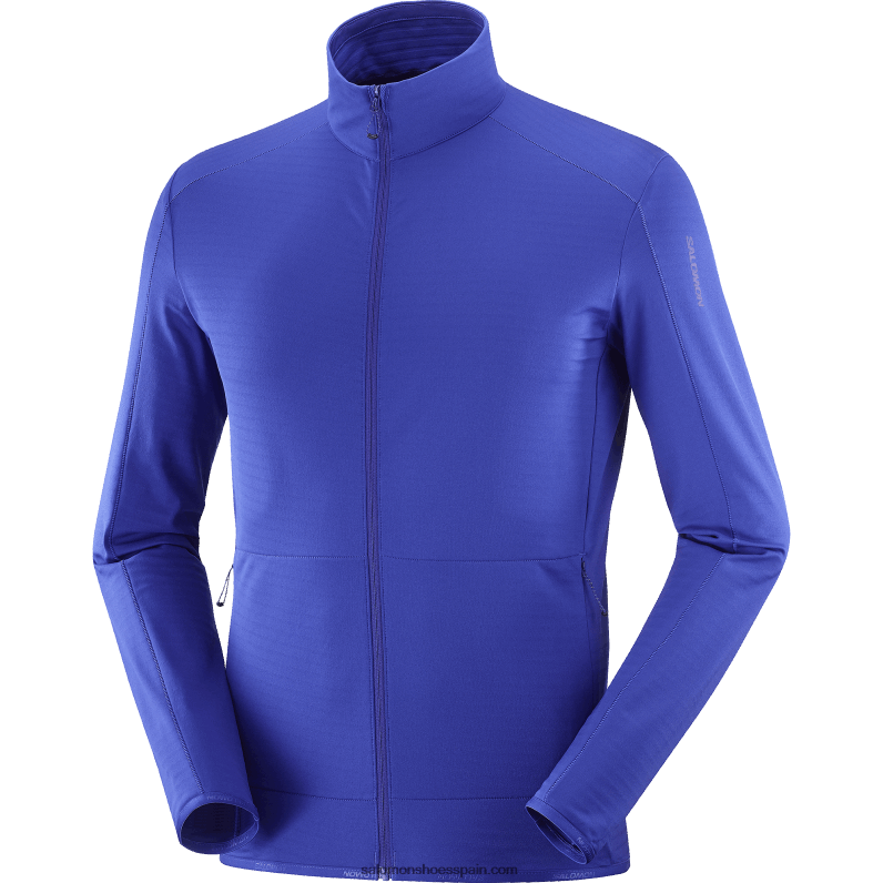 chaqueta de capa intermedia con cremallera completa para hombre - essential lightwarm Salomon 00B0PZ554 navegar por la web