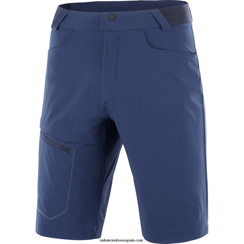 pantalones cortos de hombre - caminante Salomon 00B0PZ297 iris azul marino