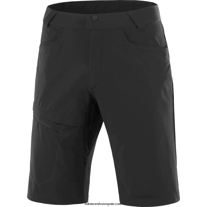 pantalones cortos de hombre - caminante Salomon 00B0PZ298 profundo negro