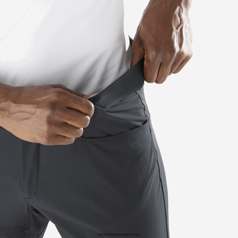 pantalones cortos de hombre - caminante Salomon 00B0PZ298 profundo negro