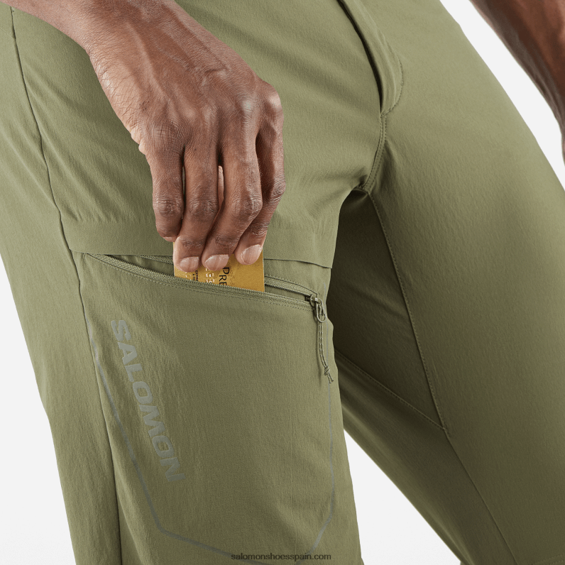 pantalones cortos de hombre - caminante Salomon 00B0PZ299 hoja de uva