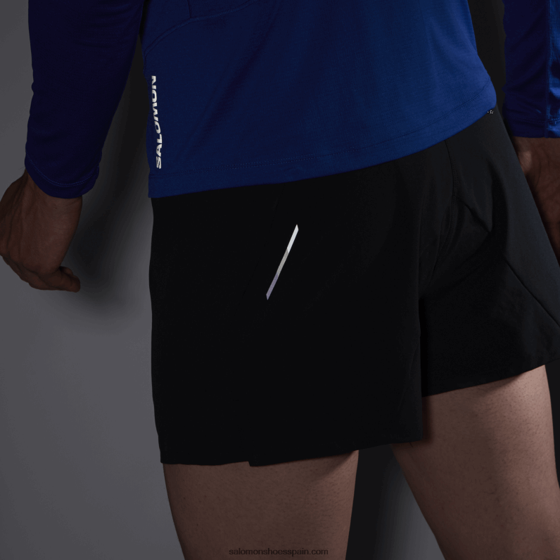 pantalones cortos de hombre - cruz 3 Salomon 00B0PZ267 negro