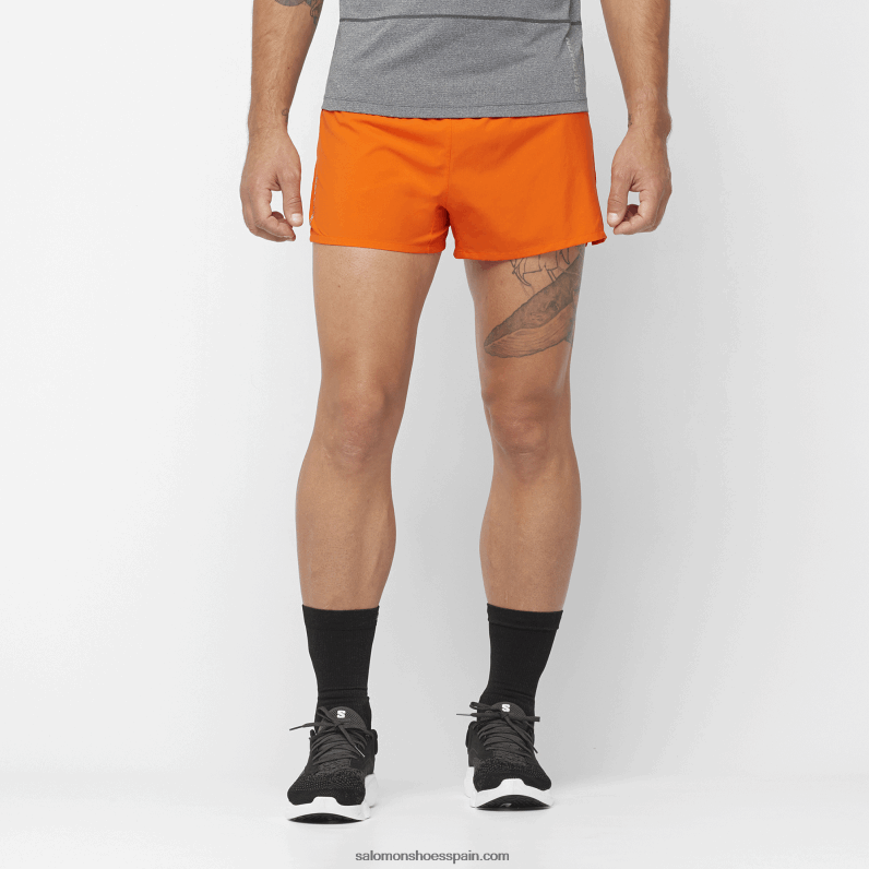 pantalones cortos de hombre - cruz 3 Salomon 00B0PZ268 ibis escarlata