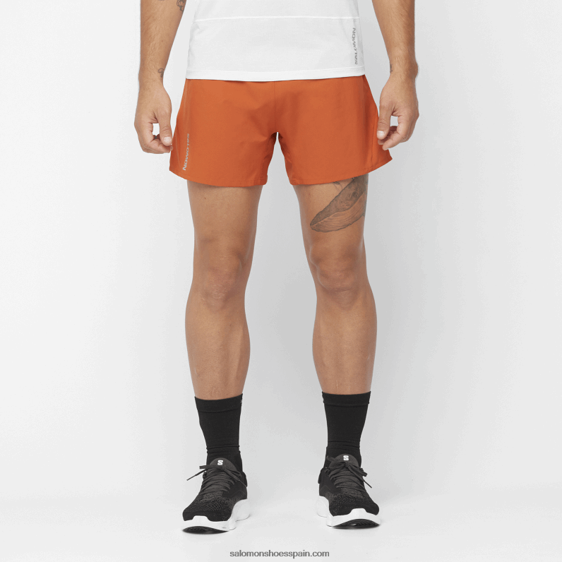 pantalones cortos de hombre - cruz 5 Salomon 00B0PZ271 ocre quemado