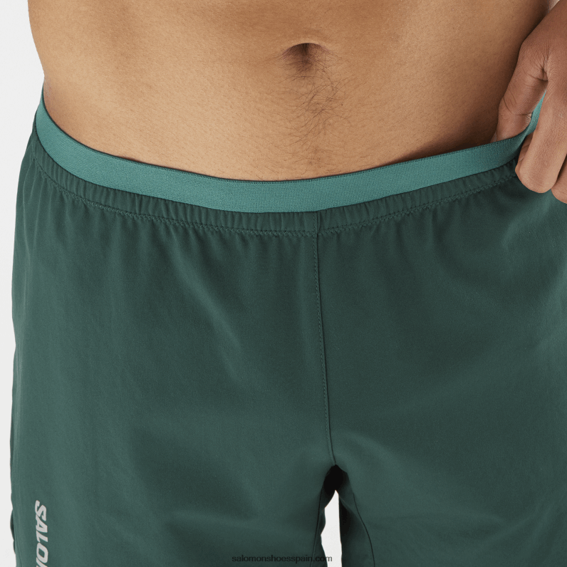 pantalones cortos de hombre - cruz 5 Salomon 00B0PZ274 Pino ponderosa
