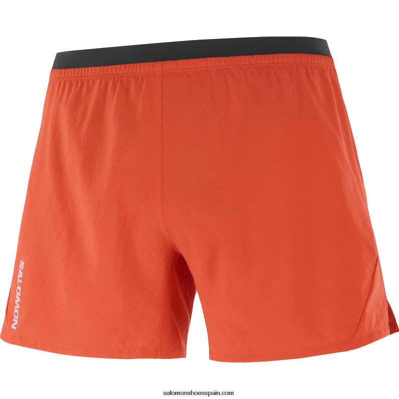 pantalones cortos de hombre - cruz 5 Salomon 00B0PZ275 rojo fuego
