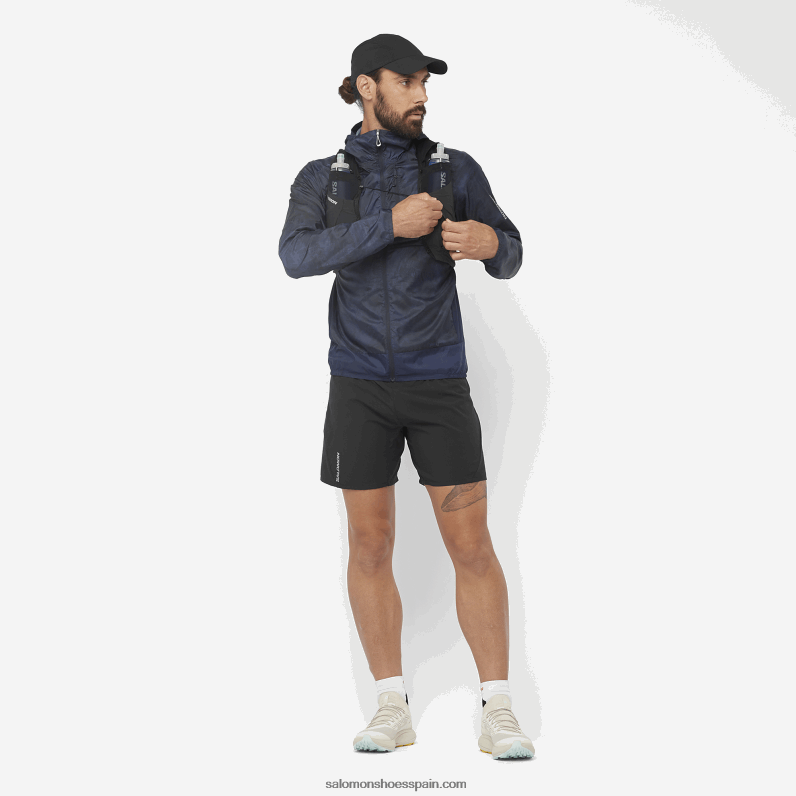 pantalones cortos de hombre - cruz 7 Salomon 00B0PZ266 profundo negro