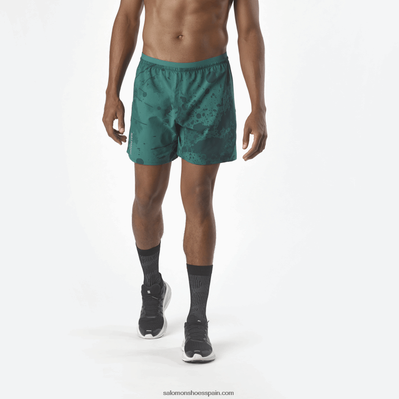 pantalones cortos de hombre - cruz 7 Salomon 00B0PZ296 pacifico/ao/pino ponderosa
