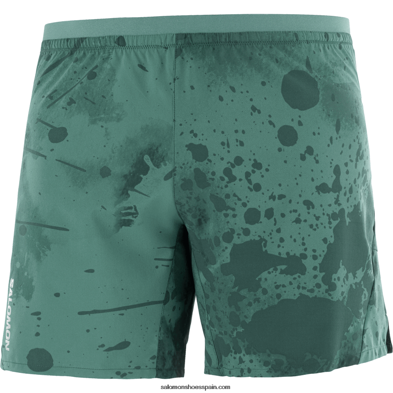 pantalones cortos de hombre - cruz 7 Salomon 00B0PZ296 pacifico/ao/pino ponderosa