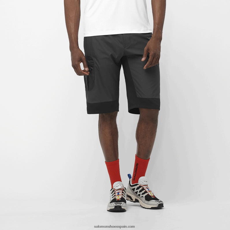 pantalones cortos de hombre - equipe Salomon 00B0PZ260 profundo negro