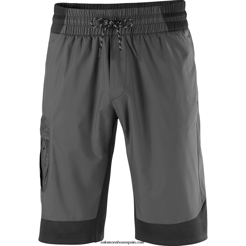 pantalones cortos de hombre - equipe Salomon 00B0PZ260 profundo negro