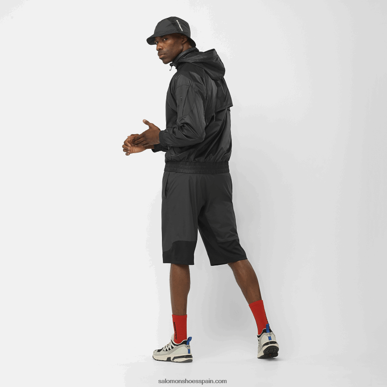 pantalones cortos de hombre - equipe Salomon 00B0PZ260 profundo negro