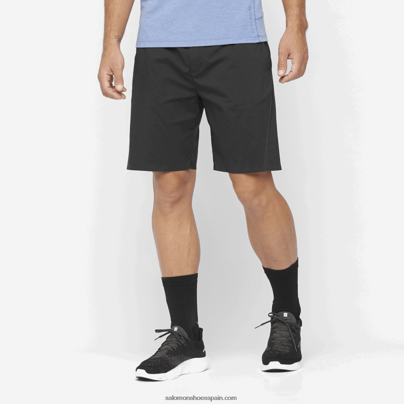 pantalones cortos de hombre - runlife Salomon 00B0PZ261 profundo negro