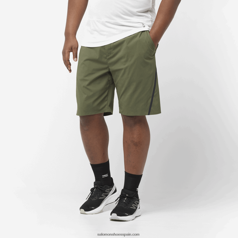 pantalones cortos de hombre - runlife Salomon 00B0PZ262 hoja de uva