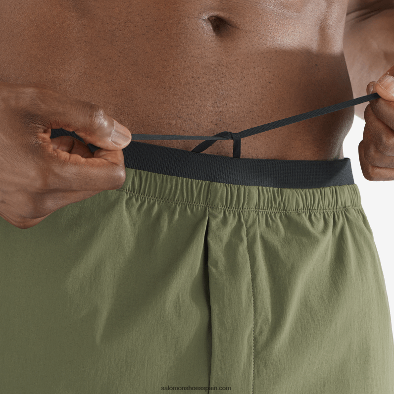 pantalones cortos de hombre - runlife Salomon 00B0PZ262 hoja de uva