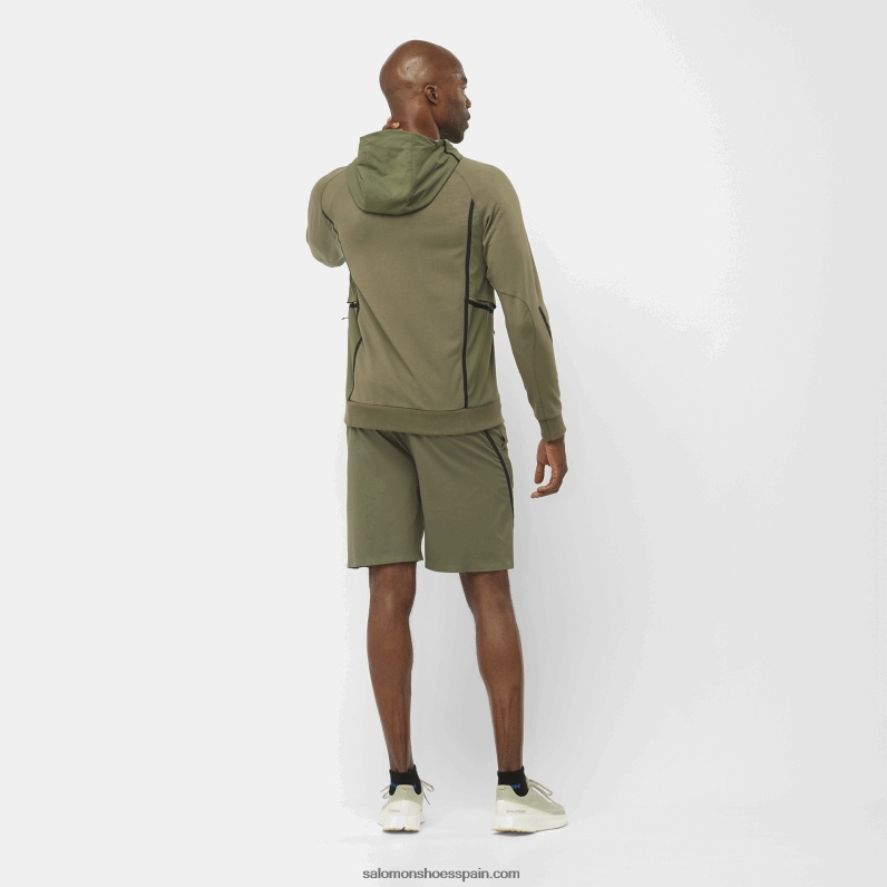 pantalones cortos de hombre - runlife Salomon 00B0PZ262 hoja de uva